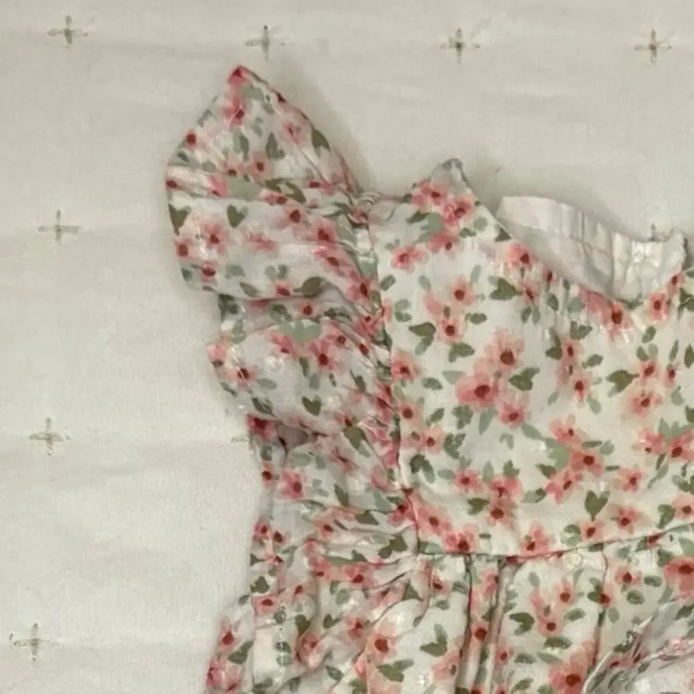 Old Navy Ditsy Floral Top Baby Girl 12-18M